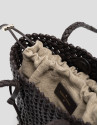 Paola Mini Shopper knotted leather shoulder ... | Roberto Verino