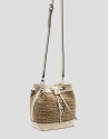 Bolso de mano Jimena Bucket crudo - Mujer | Roberto Verino