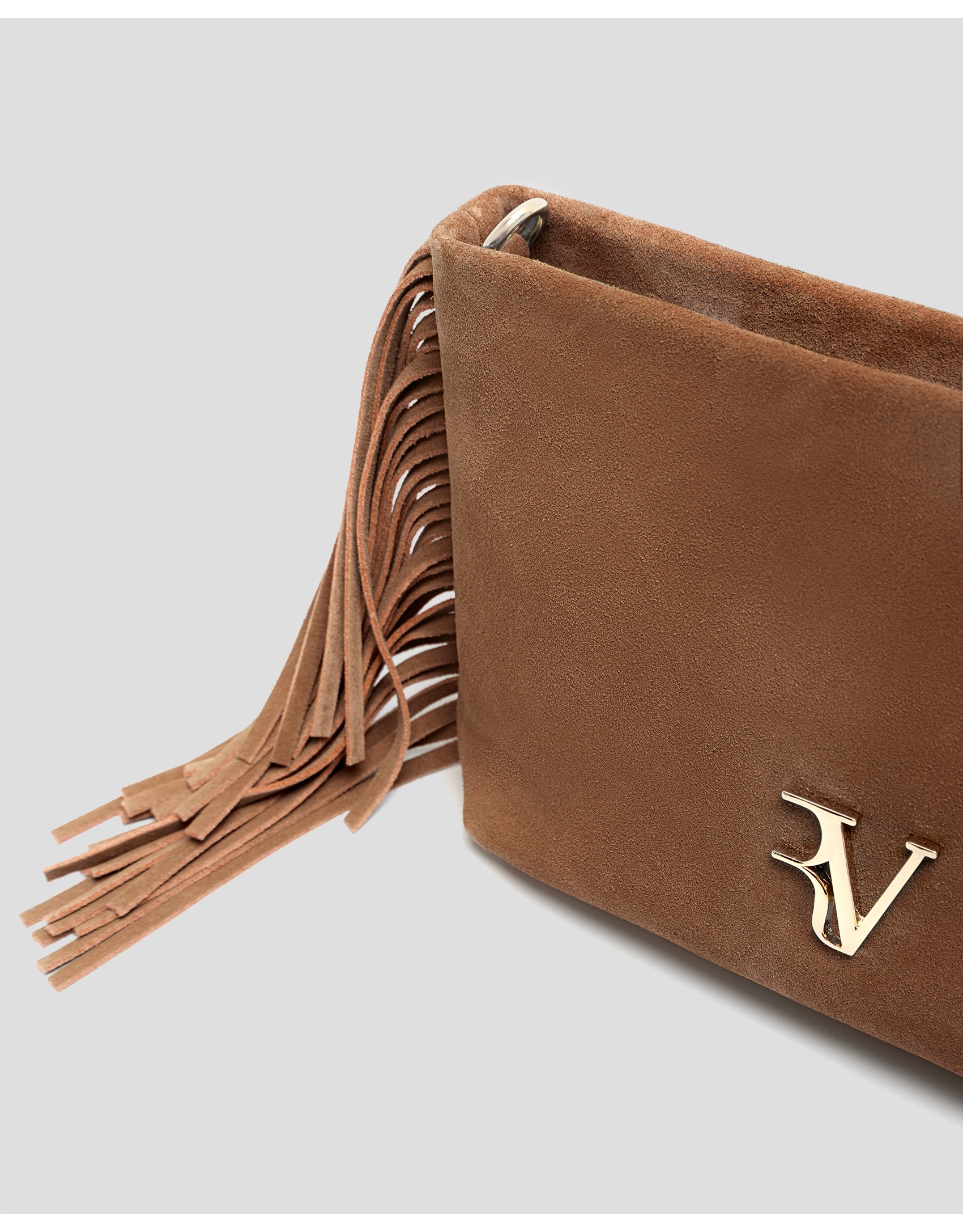 Bolso bandolera Cleo ante cámel - Mujer | Roberto Verino