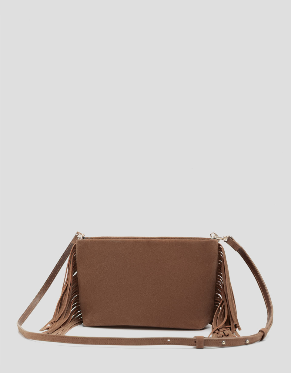 Bolso bandolera Cleo ante cámel - Mujer | Roberto Verino