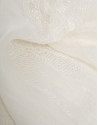 Raw linen/cotton scarf with floral print | Roberto Verino