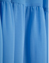 Blue gathered maxi dress - Woman - SS2026 | Roberto Verino
