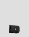 Rita black leather handbag - Woman - SS2026 | Roberto Verino