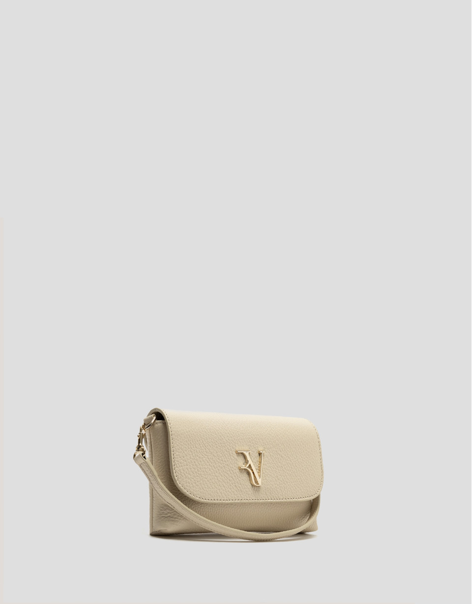 Bolso de mano Rita piel beige - Mujer - PV2026 | Roberto Verino