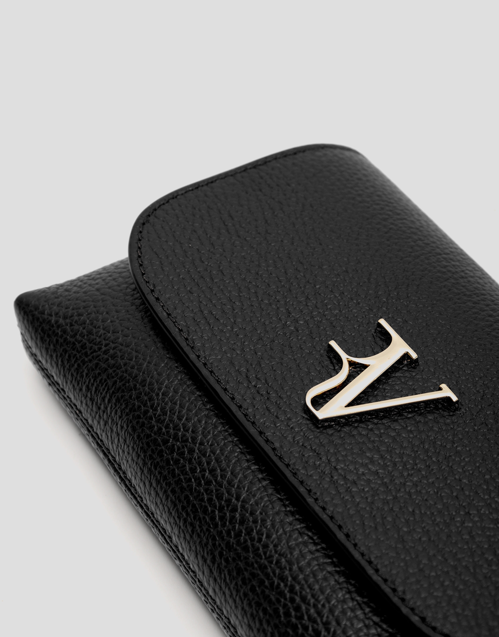 Rita black leather handbag - Woman - SS2026 | Roberto Verino