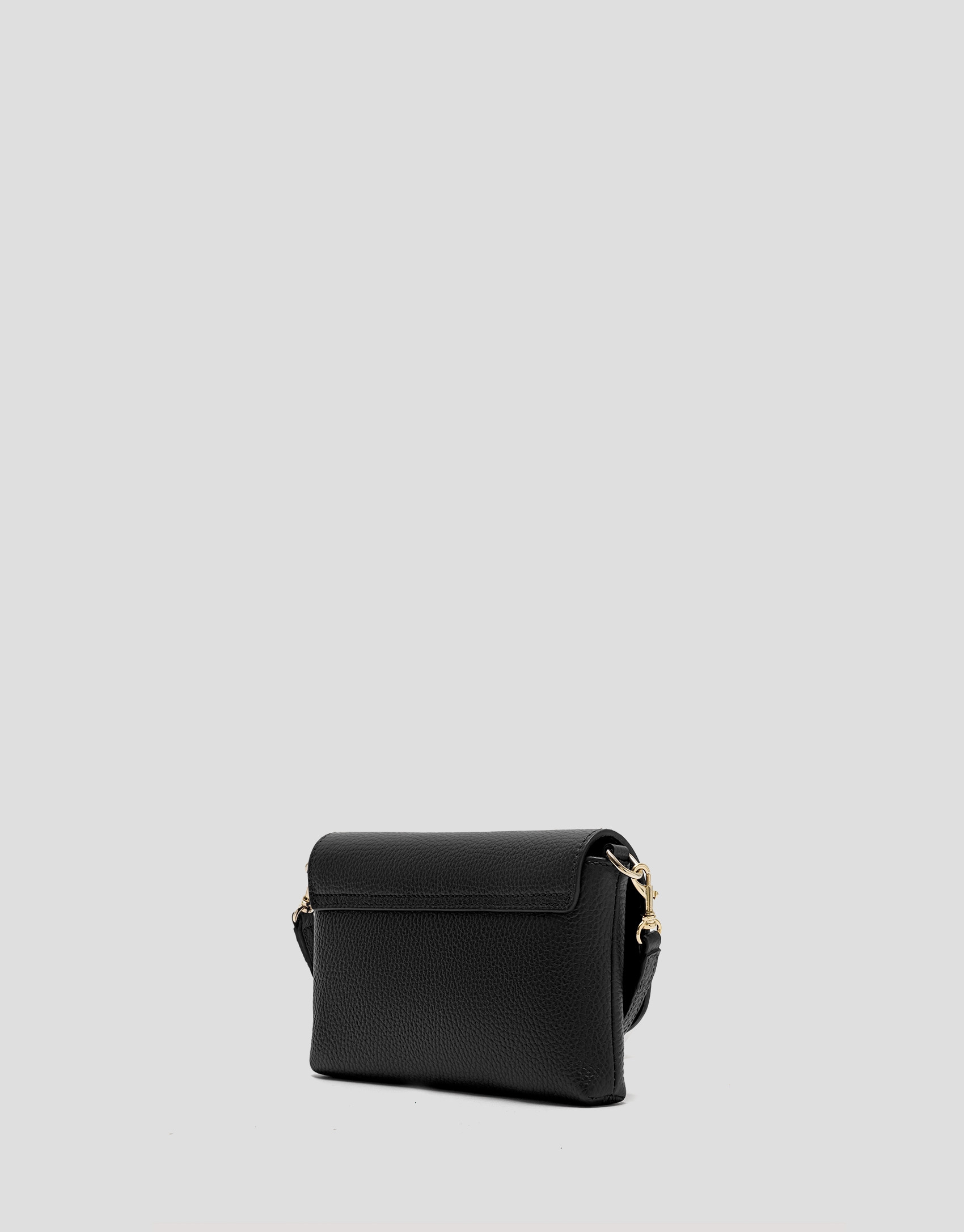 Rita black leather handbag - Woman - SS2026 | Roberto Verino