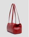 Megan Zipper red leather shoulder bag - Woman | Roberto Verino
