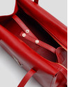 Megan Zipper red leather shoulder bag - Woman | Roberto Verino
