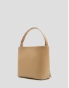 Bolso Bucket Chloe piel avellana con flecos | Roberto Verino