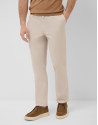 Beige dyed chino trousers - Man - SS2026 | Roberto Verino