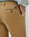 Camel-dyed chino trousers - Man - SS2026 | Roberto Verino