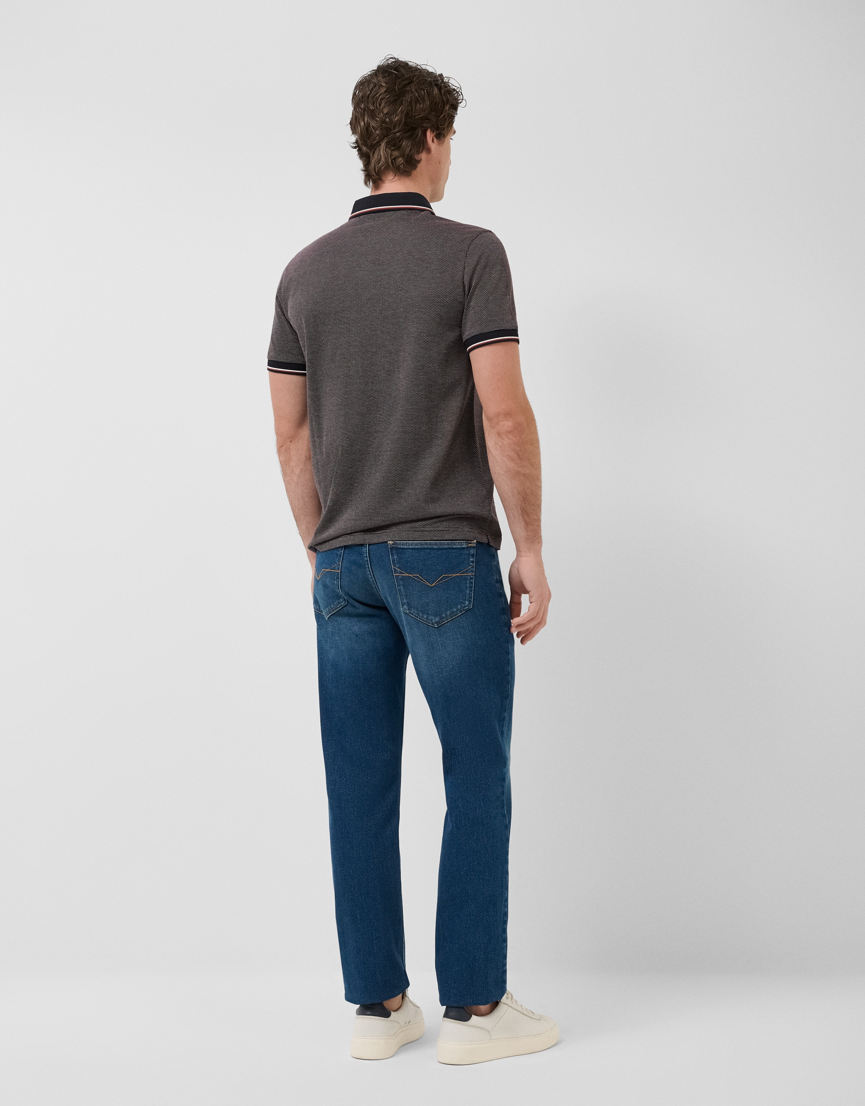 Pantalón denim hombre regular azul medio | Roberto Verino