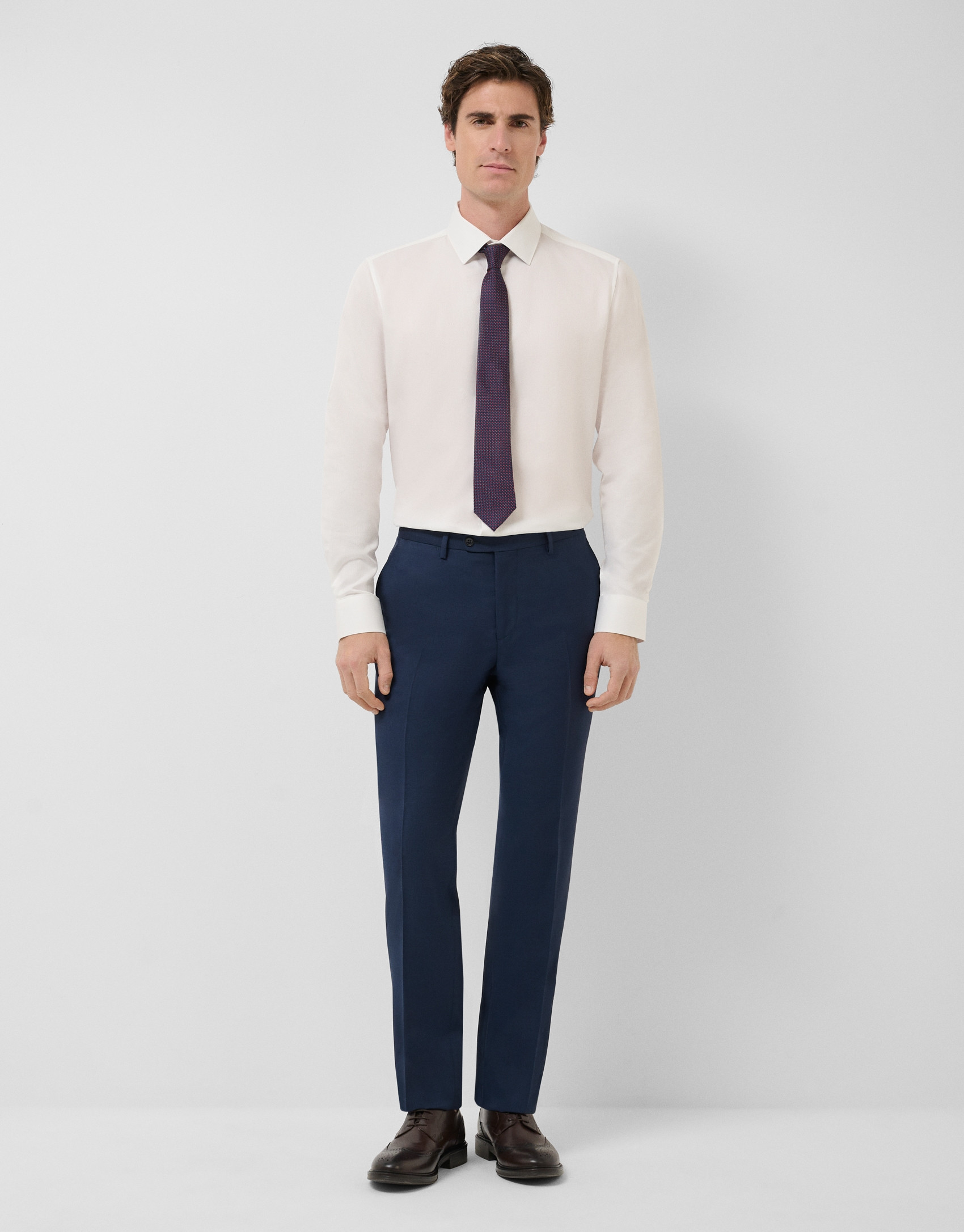 White structured dress shirt - Man - SS2026 | Roberto Verino