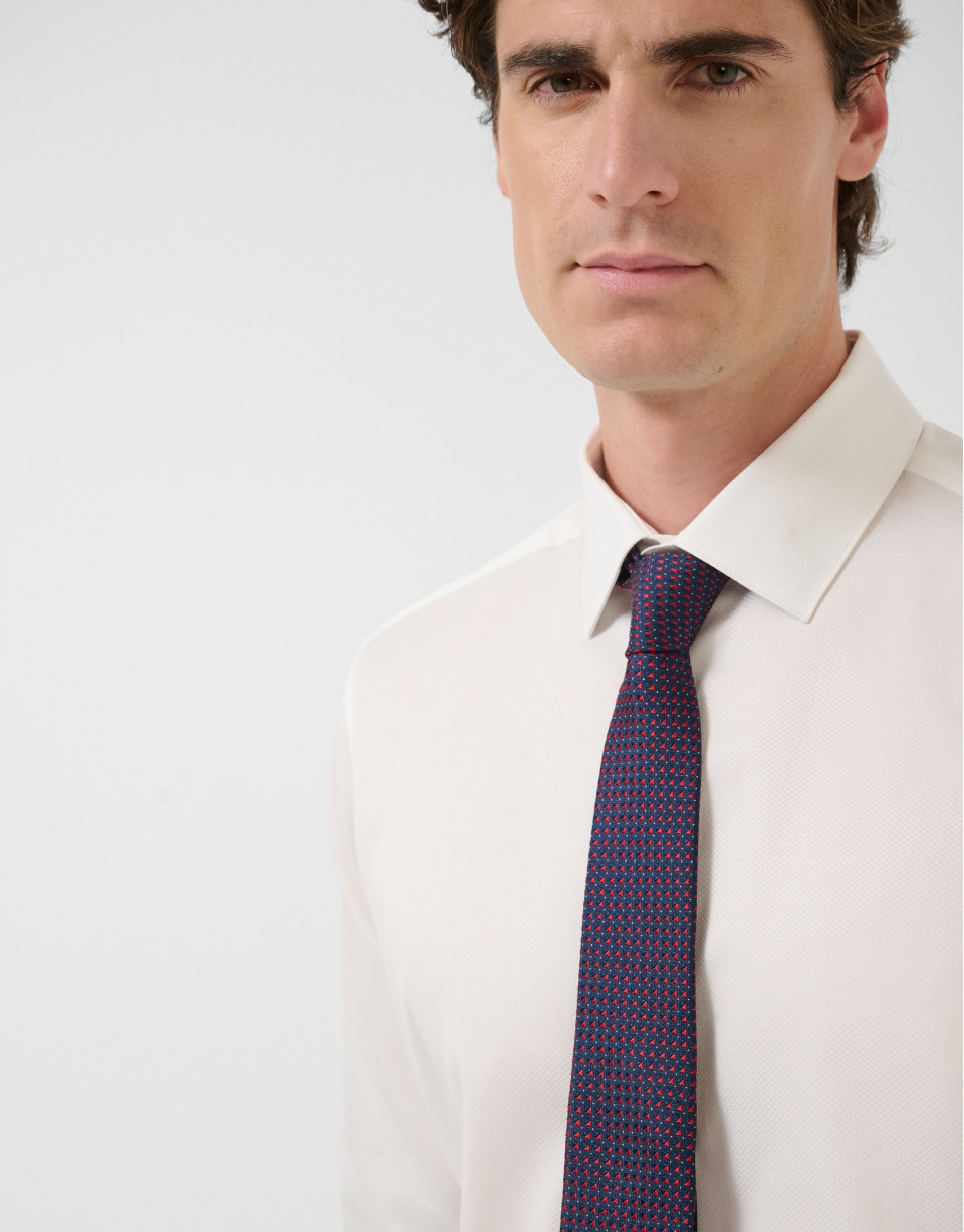 Camisa vestir estructura blanca - Hombre | Roberto Verino