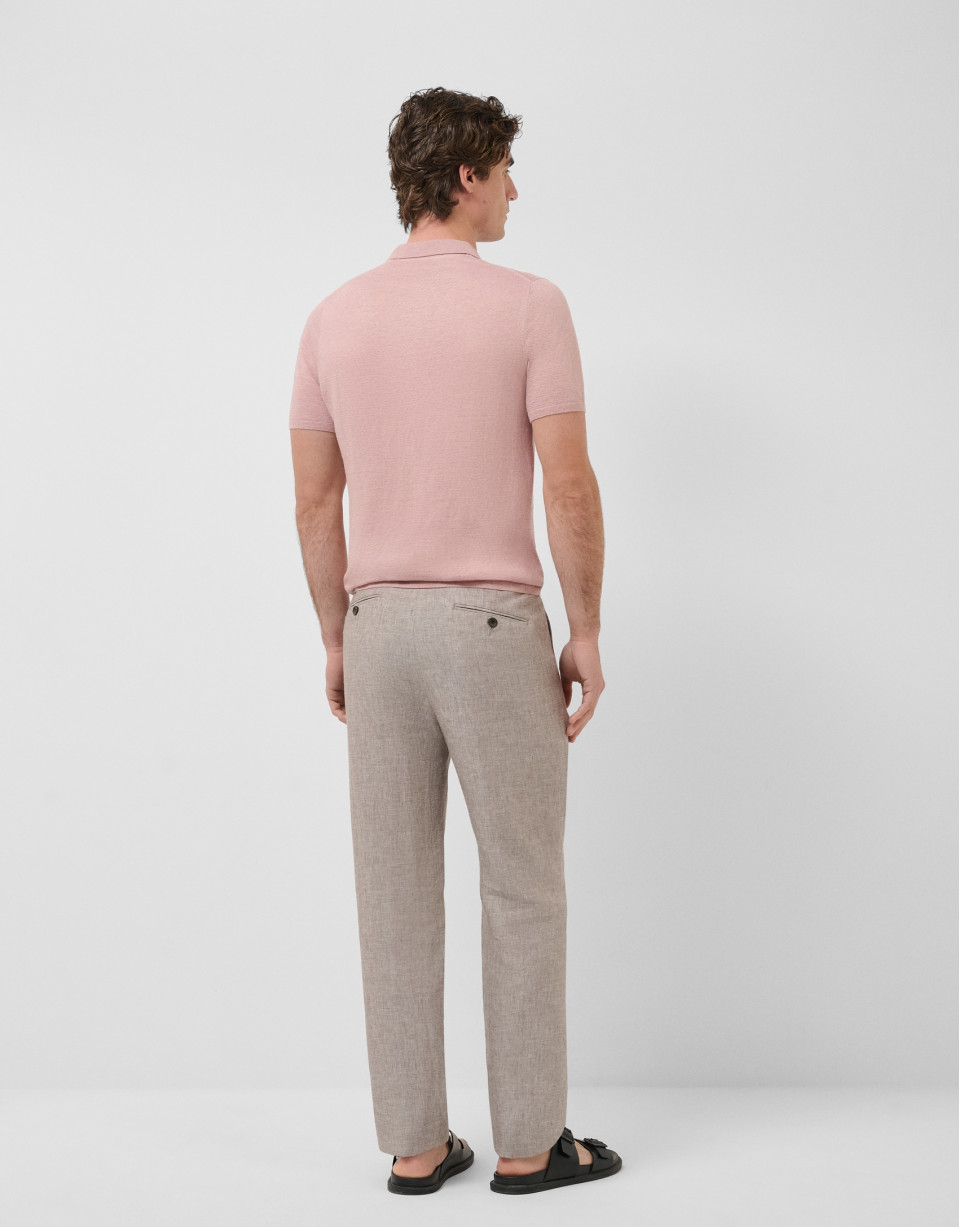 Pantalón lino gris - Hombre - PV2026 | Roberto Verino