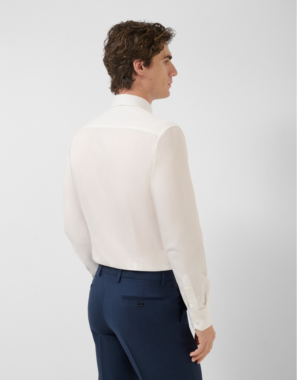 White structured dress shirt - Man - SS2026 | Roberto Verino