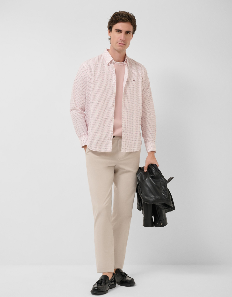 Camisa sport regular fit estampado ... | Roberto Verino