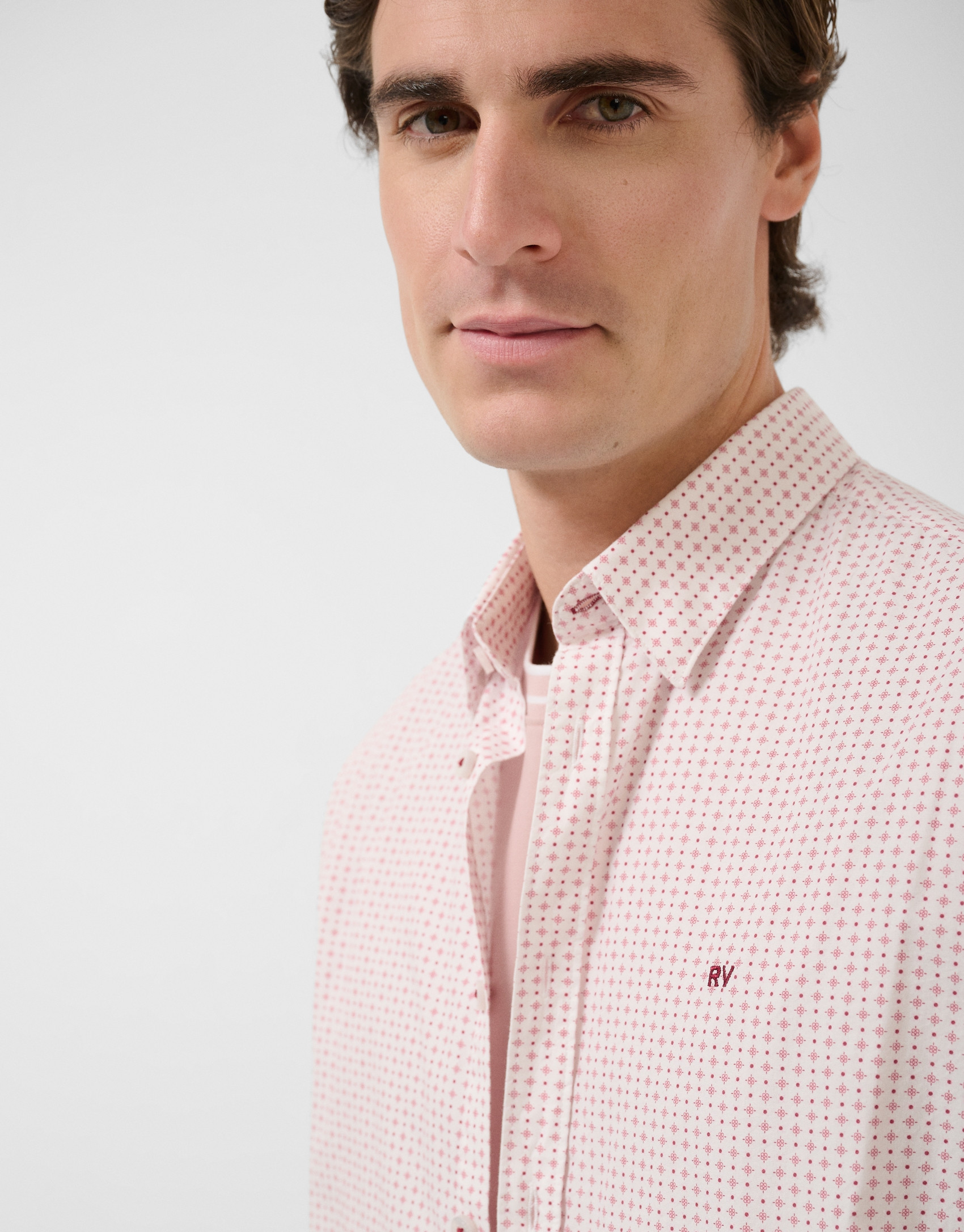 Camisa sport regular fit estampado ... | Roberto Verino