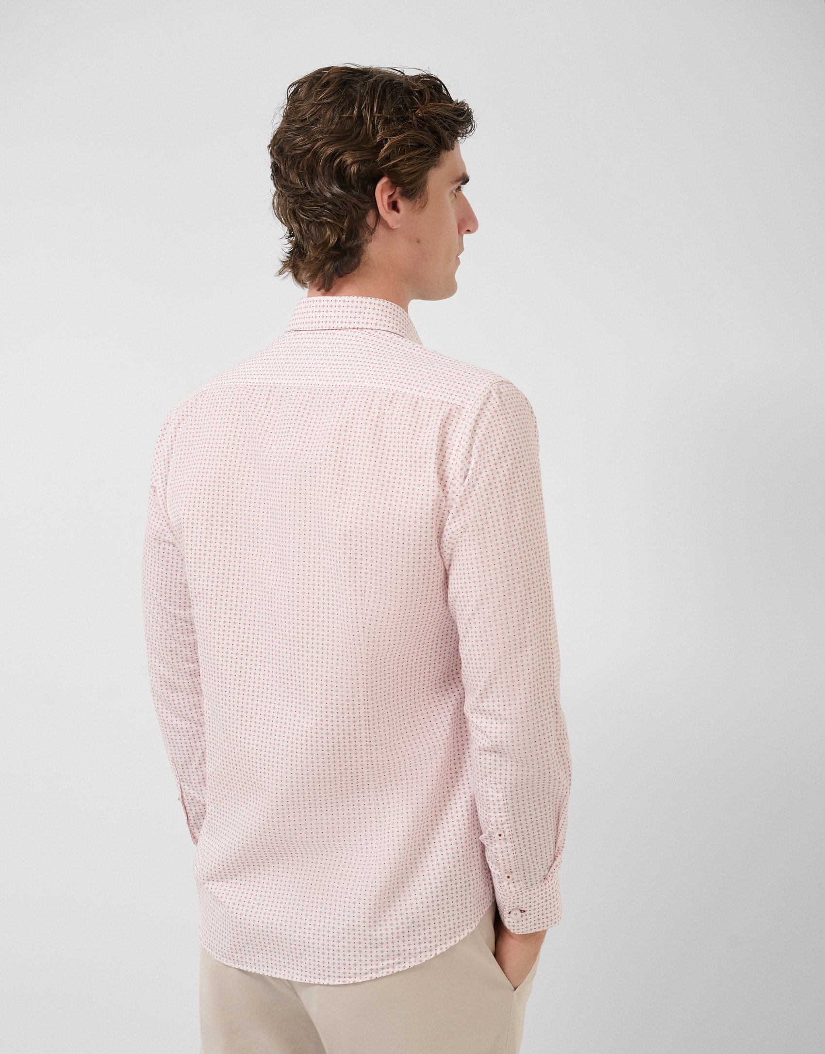 Camisa sport regular fit estampado ... | Roberto Verino