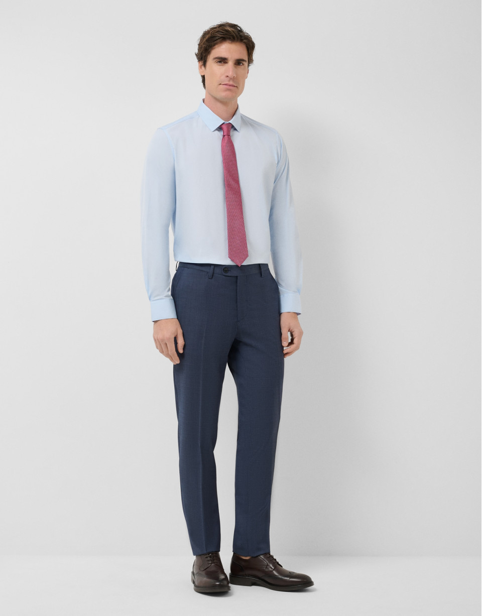 Plain light blue dress shirt - Man - SS2026 | Roberto Verino