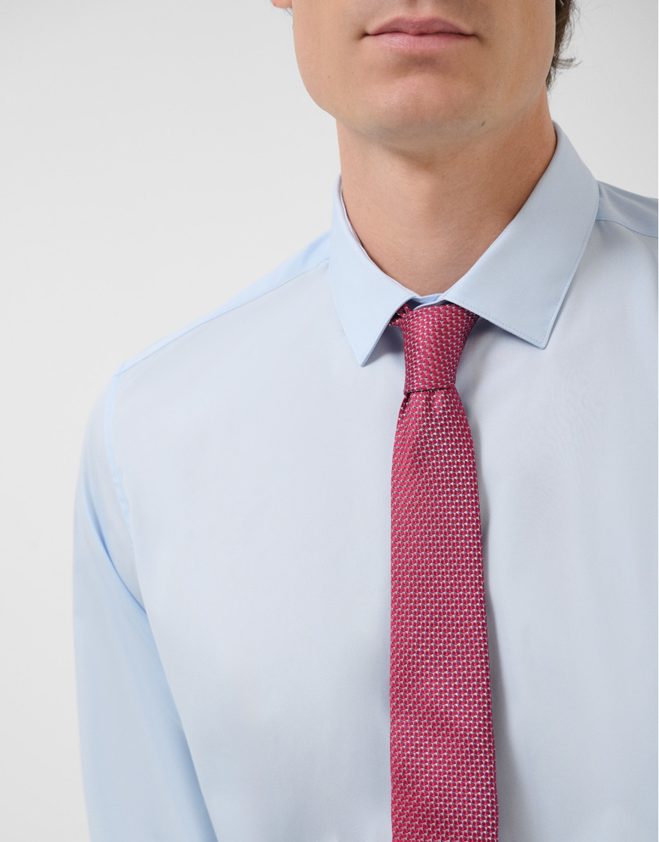 Camisa vestir lisa celeste - Hombre - PV2026 | Roberto Verino