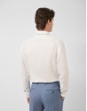 White microstructure dress shirt - Man - SS2026 | Roberto Verino