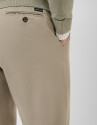 Khaki-dyed chino trousers - Man - SS2026 | Roberto Verino