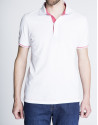 Polo blanco piqué 