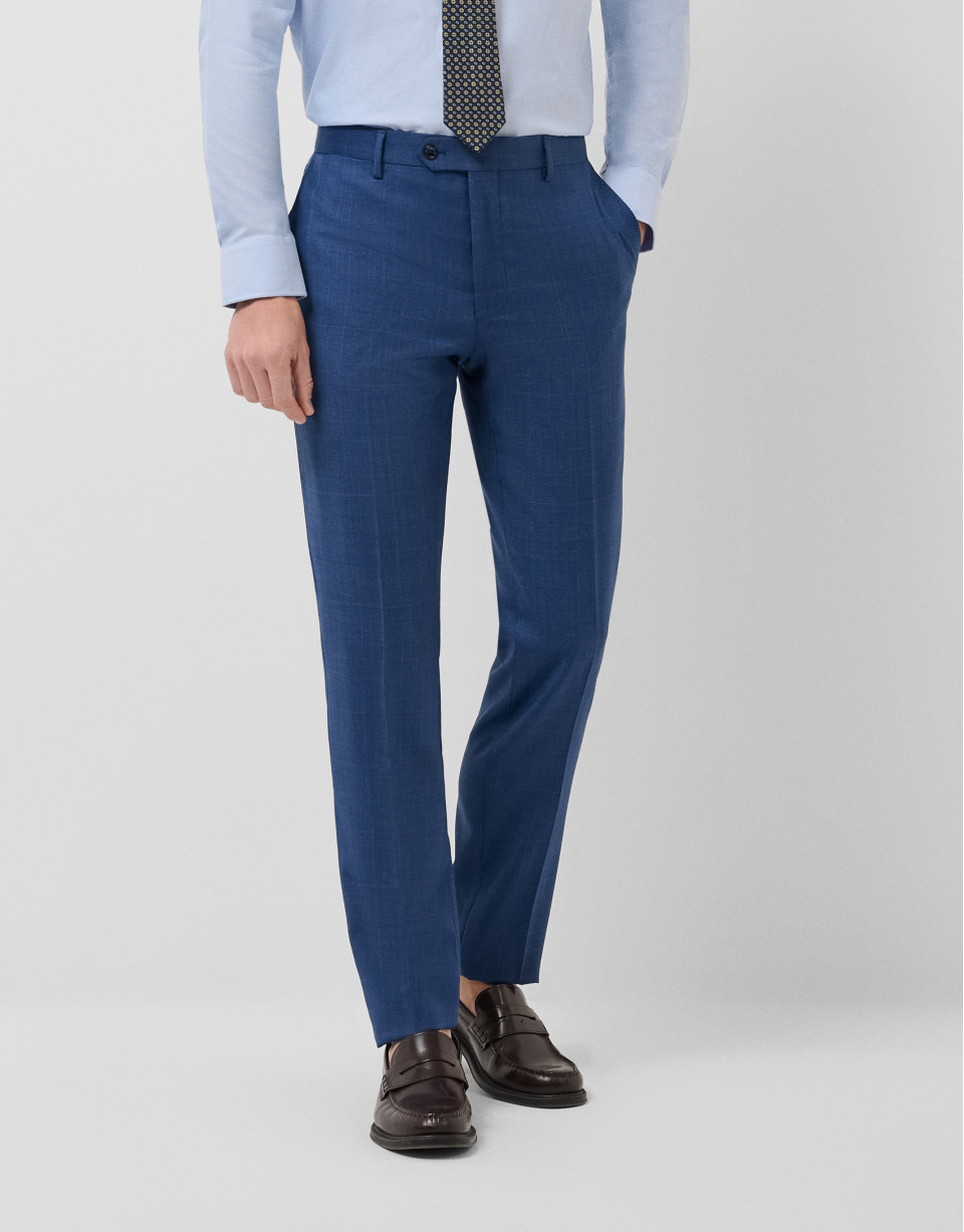 Light blue micro-textured dress shirt - Man | Roberto Verino