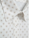 Camisa sport slim blanca estampado ... | Roberto Verino
