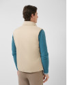 Ecru padded gilet - Man - SS2026 | Roberto Verino