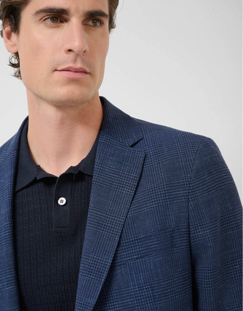 Americana cuadros tonos azules - Hombre | Roberto Verino