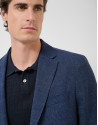 Blue checked blazer - Man - SS2026 | Roberto Verino