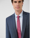 Traje half canvas slim fit falso liso marino | Roberto Verino