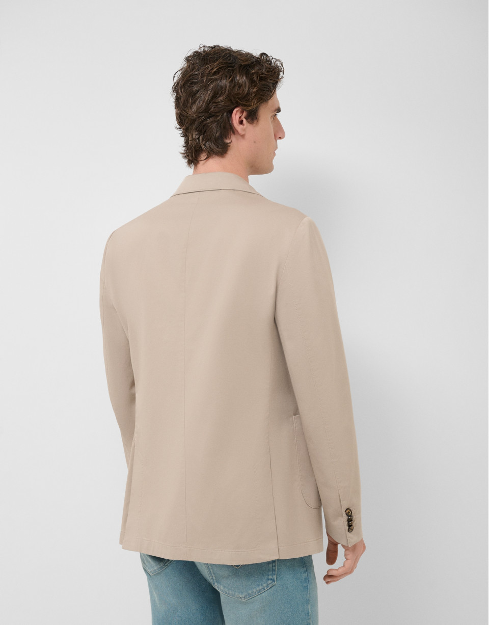 Sand-dyed cotton jacket - Man - SS2026 | Roberto Verino