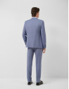 Traje half canvas slim fit ojo perdiz azul ... | Roberto Verino