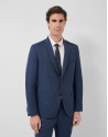 Traje half canvas slim fit ojo de perdiz azul | Roberto Verino