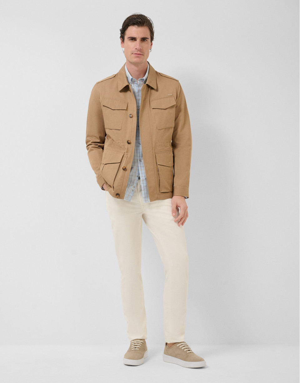 Parka cuatro bolsillos camel - Hombre - PV2026 | Roberto Verino
