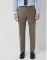 Traje half canvas slim fit lana visón - Hombre | Roberto Verino