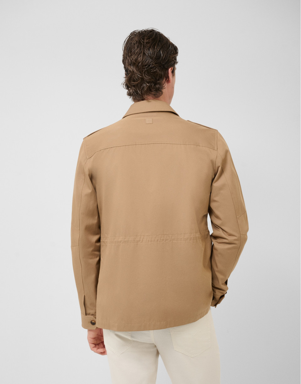 Camel four-pocket parka - Man - SS2026 | Roberto Verino
