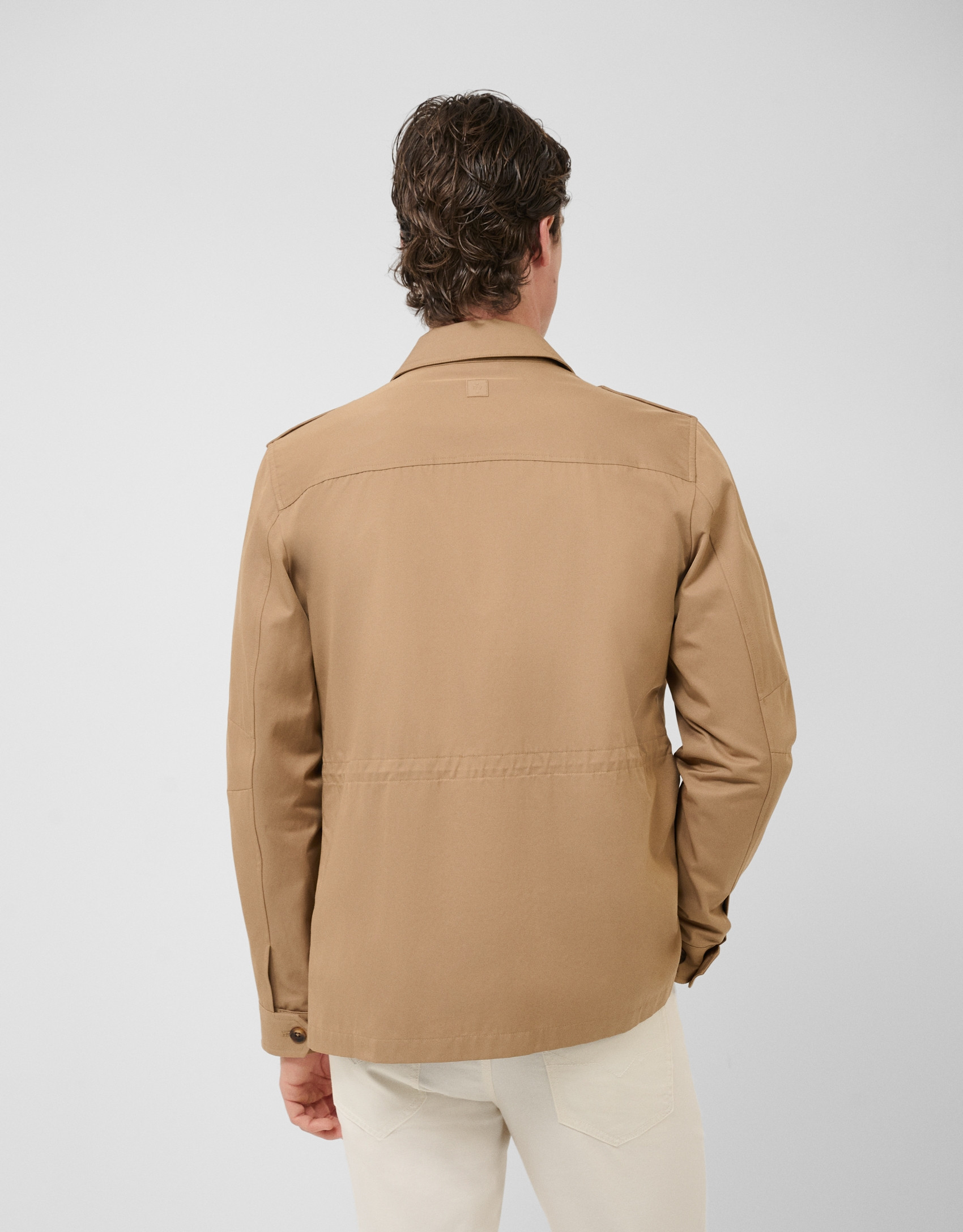 Parka cuatro bolsillos camel - Hombre - PV2026 | Roberto Verino