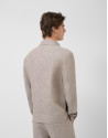 Sobrecamisa lino gris - Hombre - PV2026 | Roberto Verino