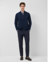 Navy zip-up jacket - Man - SS2026 | Roberto Verino