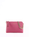 Bolso Clutch Lisa piel fucsia