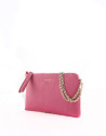Bolso Clutch Lisa piel fucsia