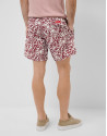Plum and white tropical flower print swimsuit | Roberto Verino