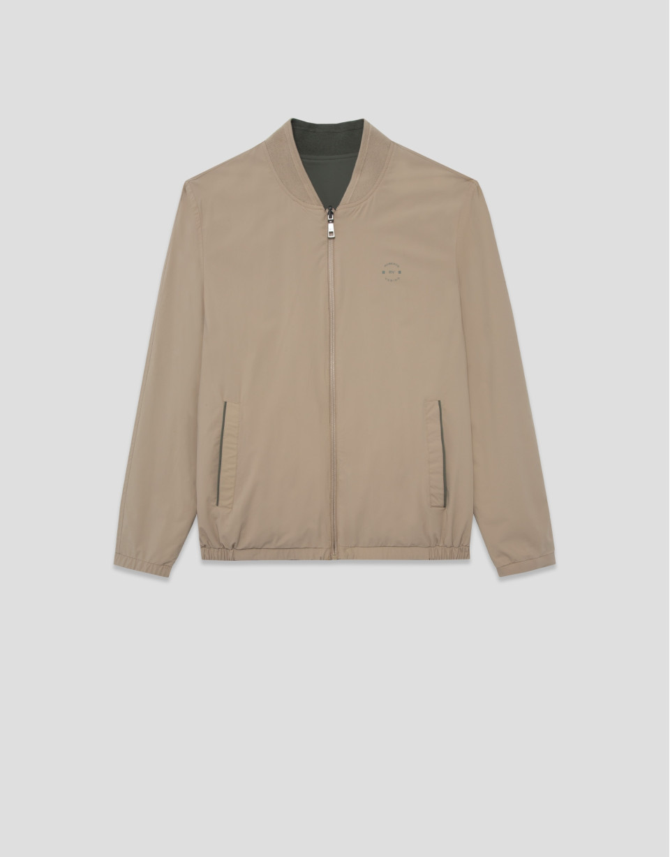 Cazadora reversible caqui/camel - Hombre | Roberto Verino