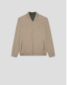 Reversible khaki/camel jacket - Man - SS2026 | Roberto Verino