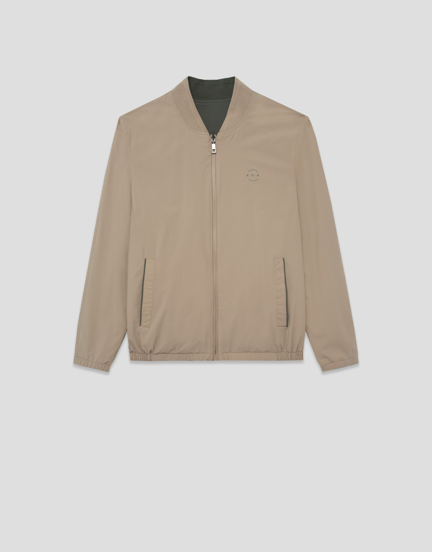 Cazadora reversible caqui/camel - Hombre | Roberto Verino