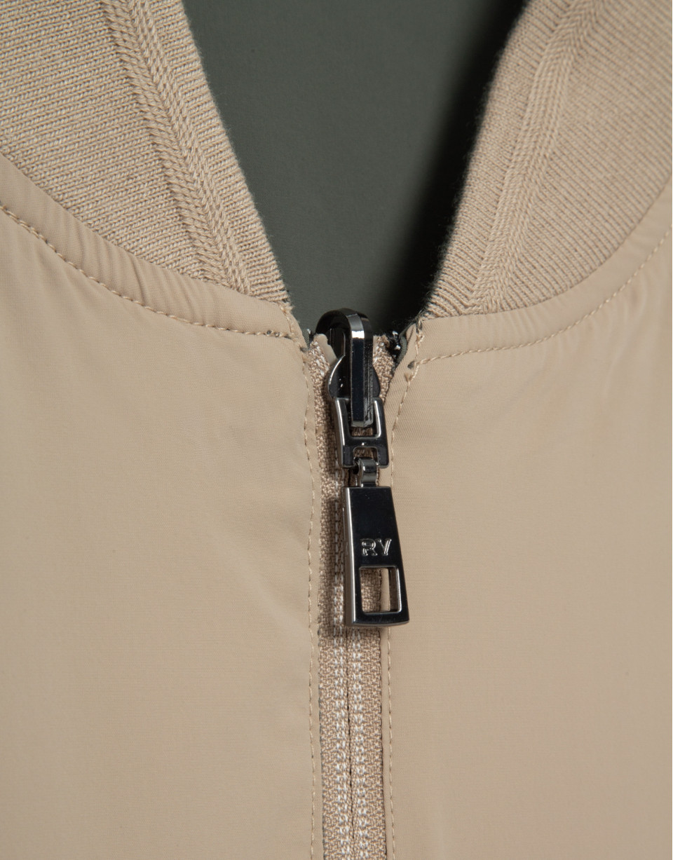 Cazadora reversible caqui/camel - Hombre | Roberto Verino
